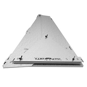 Kamp Ayısı® Blazepeak™ Katlanabilir Outdoor Piramit Soba Ve Taşınabilir Bahçe Şöminesi 3mm Galvaniz Çelik