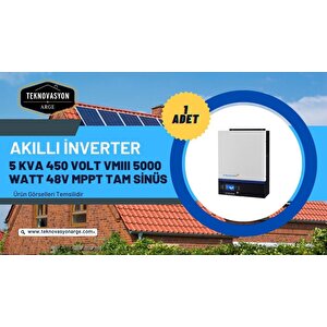 Teknovasyon Arge Güneş Enerjisi Solar Paketi 5kva İnverter 550 Watt Güneş Paneli 48v 50 Amper Lityum Akü