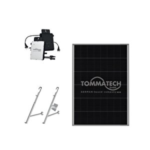 Tommatech 300we 1x240wp Mikro İnverter Balkon Güneş Paneli Paketi