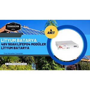 Teknovasyon Arge Güneş Enerjisi Solar Paketi Vmiii 5kva Mppt İnverter 550 Watt Güneş Paneli 48v 50 Amper Lityum Akü