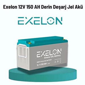 Teknovasyon Arge - Exelon 12 Volt 150 Amper Jel Akü Derin Döngü deep cycle