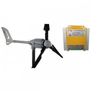 İ-1000w 48v Rüzgar Türbini + Hibrit Şarj Kontrol Cihazı
