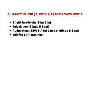 Teknovasyon Arge Güneş Enerjisi Solar Paketi 3kva İnverter 450 Watt Güneş Paneli 150 Amper Jel Akü