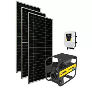 3 Adet Güneş Paneli Ile Çalışan 72 Volt Salyangoz Yüzey Pompalı Tarımsal Sulama Paketi
