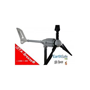 İsta Breeze 1000 Watt 24 V Rüzgar Türbini + Şarj Kontrol Cihazı