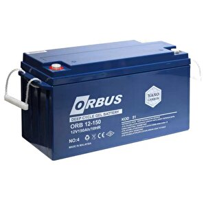 Orbus 12 V 150 Amper Derin Döngü Karbon Jel Akü