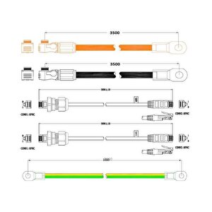 Pylontech Fc0048-100 Akü Denetleme Bms, Taban, Kablolar, Force L1 Için