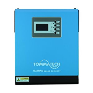 Tommatech New 3 Kva 3kw 3000 Watt 24 Volt Akıllı Inverter İnvertör