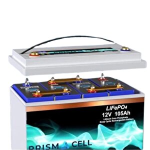 Prismacell Lifepo4 Akü 105ah 12.8 Volt Turbo Fast Charging Karavan, Marin, Solar Yaşam Aküsü