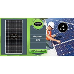 On Gri̇d  Öztüketim 24 Kw Kva Trifaze Solar Güneş Paneli Paket Sistemi