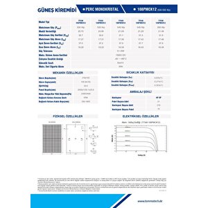 Cw Enerji 545wp 108pm M12 Hc-mb Çatı Kiremidi