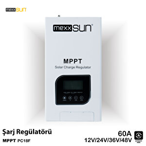 Mexxsun 60  Amper Mppt Şarj Kontrol Cihazı Güneş Paneli Solar regülatörü