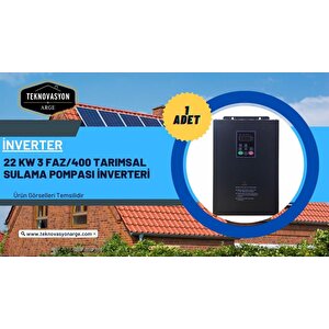 Teknovasyon Arge 25hp-18.5kw 3 Faz / 400v Pompa İçin Sulama Paketi