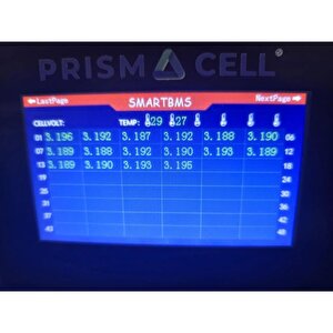Prismacell 25.6 205ah Lifepo4 Akü Rack Tipi (24 200 Modeli)
