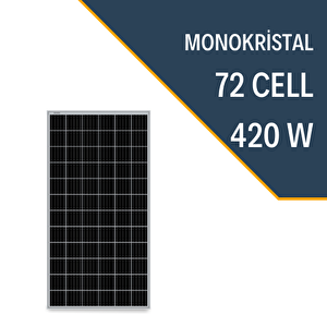420w Monokri̇stal Güneş Paneli̇