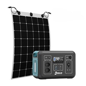1200w Orbus Taşınabilir Ve 110w Esnek Panel