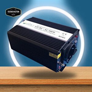 300 Watt İnvertör 12v-220v Çevirici İnverter