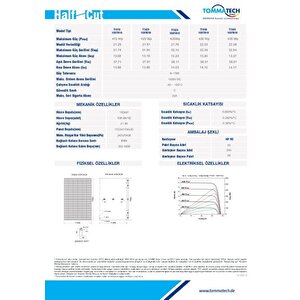 Tommatech 430 W Multibusbar Monokristal Topcon Güneş Paneli