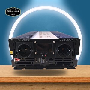 Alpex 3000 Watt 12 Volt İnverter Tam Sinüs İnvertör