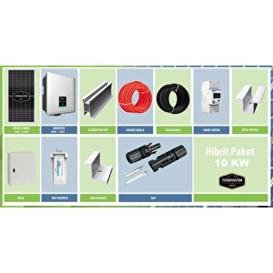 On Gri̇d  Öztüketim 20 Kw Kva Trifaze Solar Güneş Paneli Paket Sistemi