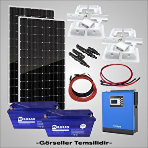 Teknovasyon Arge Güneş Enerjisi Karavan Solar Paketi 3kva Mppt İnverter 330w Güneş Paneli