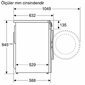 Bosch Wga242zxtr 9 Kg 1200 Devir Çamaşır Makinesi