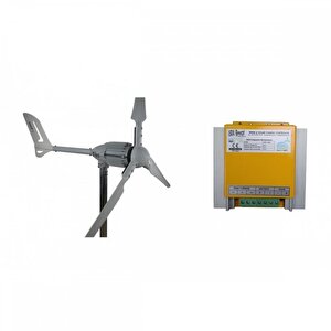 İ-1000 Watt 24 V Rüzgar Türbini + Hibrit Şarj Kontrol Cihazı