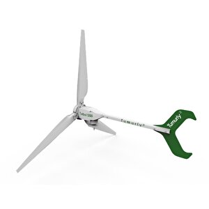 Teknovasyon Arge Tumurly® Turbo1200 - 1200 Watt Yatay Rüzgar Türbini Paketi Şarj Kontrol Cihazı Ve Dumpload