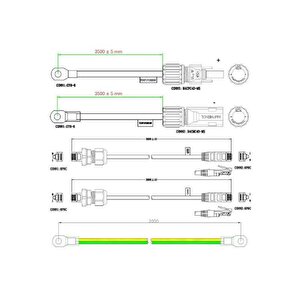 Pylontech Fc0500-40 Akü Denetleme Bms, Taban, Kablolar, Force H1 Için