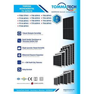 Suneng 285wp 72tn Topcon Güneş Paneli
