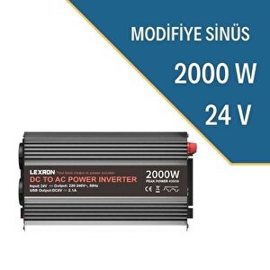 2000w-24v Modi̇fi̇ye Si̇nüs İnverter