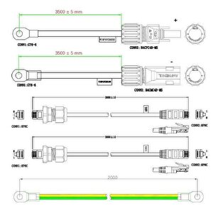 Pylontech Fc0500m-40 Akü Denetleme Bms, Taban, Kablolar, Force H2 Için