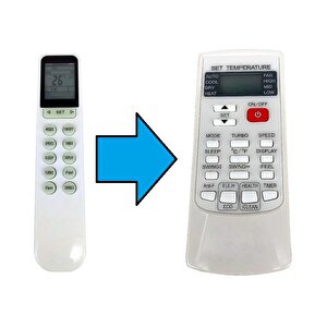 Kumanda Model No Ykr-n 301e İle Uyumlu Klima Kumandası
