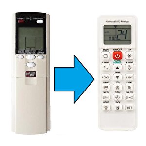 Fujitsu General Ar-dl3 Ar-dl6 Klima Kumandası-resimde Sağdaki̇ Gönderilir