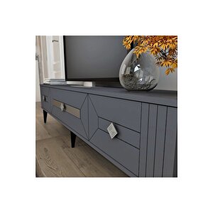 Ceneyra 180 Cm Tv Ünitesi Antrasit-gümüş Antrasit