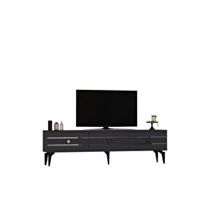 Lennora 180 Cm  Tv Sehpasi (alt Modül) Antrasi̇t-gümüş