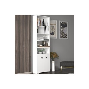 Remy Kapakli,rafli Ki̇taplik (tekli̇ Modül) Beyaz Beyaz