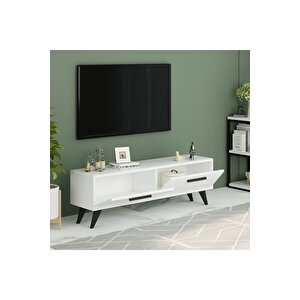 Meli̇saa Tv Üni̇tesi̇, 120 Cm, 2 Kapakli Beyaz-beyaz Beyaz