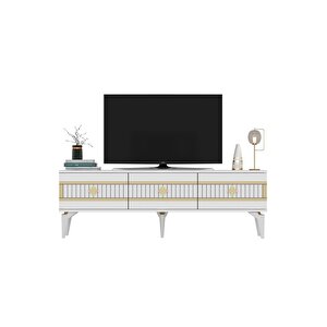 Novva 180 Cm Tv Sehpasi (alt Modül) Beyaz-altin