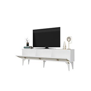Novva 180 Cm Tv Sehpasi (alt Modül) Beyaz-altin