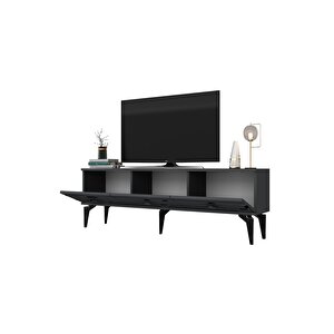 Novva 180 Cm Tv Sehpasi (alt Modül) Antrasi̇t-gümüş
