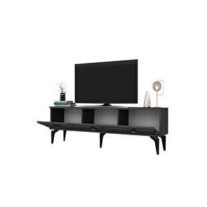 Novva 180 Cm Tv Sehpasi (alt Modül) Antrasi̇t-altin