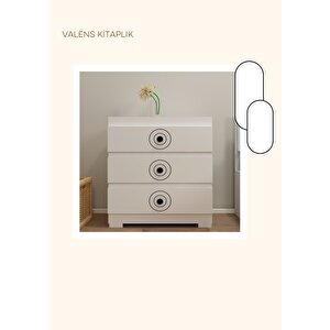Valens (s)) Çekmeceli̇ Dolap Beyaz-beyaz