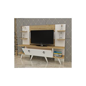 Eriica Tv Ünitesi Safirmeşe-beyaz Meşe