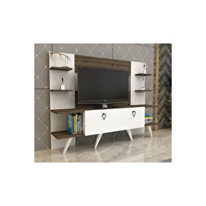 Eriica Tv Ünitesi Ceviz-beyaz Ceviz