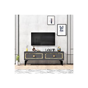 Vennaa Tv Üni̇tesi̇ 120 Cm Antrasi̇t-altin Antrasit