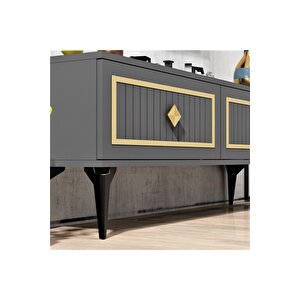 Vennaa Tv Üni̇tesi̇ 120 Cm Antrasi̇t-altin