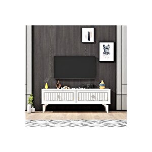 Vennaa Tv Üni̇tesi̇ 120 Cm Beyaz-gümüş Beyaz