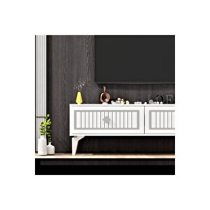Vennaa Tv Üni̇tesi̇ 120 Cm Beyaz-gümüş Beyaz