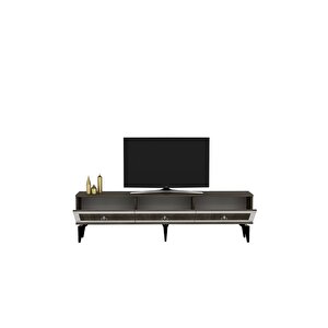 Sellen 180 Cm Tv Sehpası Ceviz-beyaz